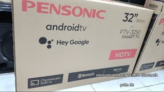 Pensonic Android Tv voice Command BluetoothjeefryTv [upl. by Faydra]