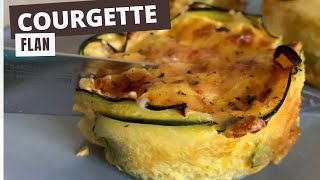 Recette de flan de courgettes au four [upl. by Gatian]