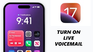 iOS 17 How To Enable Turn ON Live Voicemail On iPhone [upl. by Trescott787]