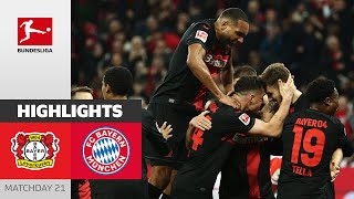 Leverkusen Beat Bayern  Bayer 04 Leverkusen  FC Bayern 30  Highlights  MD 21 – Bundesliga [upl. by Ranilopa]