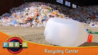 Recycling Center  Virtual Field Trip  KidVision PreK [upl. by Hevak]