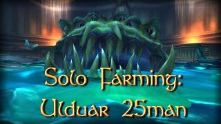 Solo Farming Ulduar 25 and Yogg 0 [upl. by Boru438]