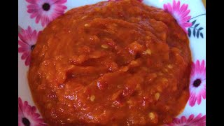 Nellore Yerrakaram Erra karam For Dosa IdliRed Chutney Nellore Erra KaramYummy Food [upl. by Reaht571]