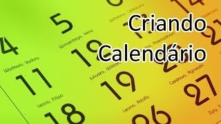 Desenvolvendo Calendário [upl. by Rosenberg602]