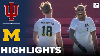 Indiana vs Michigan  NCAA College Soccer  Highlights  November 07 2024 [upl. by Sheba]