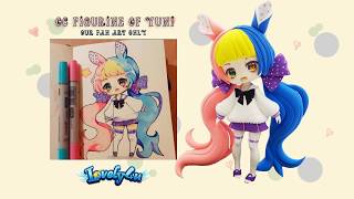 9】How to make anime figure Yunniho【Air Dry Clay Tutorial DIYLovely4u】 [upl. by Nivlen215]