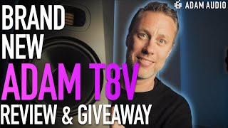 Adam T8V Monitor Review  GIVEAWAY [upl. by Annid]