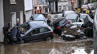 Starkregen und Überschwemmungen Höchste Warnstufe in Südfrankreich [upl. by Tera]