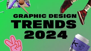 Graphic Design Trends 2024 18 Styles Explained [upl. by Aniz]