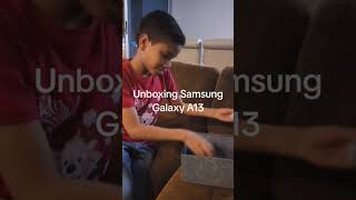 Samsung Galaxy A13 Unboxing [upl. by Aisatsan]