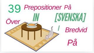 39 Prepositioner På Svenska Svenska Grammatik [upl. by Ruddie538]