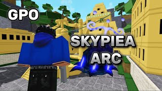 Roblox GPO part 3 Skypiea ArcENEL BOSS FIGHT [upl. by Atnoid]