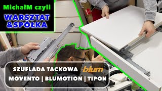 Szuflada tackowa BLUM MOVENTO TIPON BLUMOTION  Montaż [upl. by Fattal]