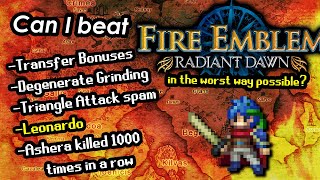 Abusing EVERY mechanic to beat Fire Emblem Radiant Dawn and kill the final boss 1000 times in a row [upl. by Dlanod]