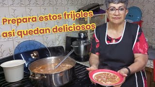 Prepara estos frijoles así de fácil con carne quedan deliciosos y rendidores [upl. by Lexine]