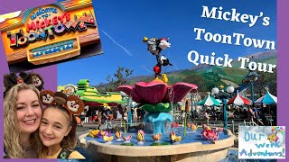 Mickeys ToonTown Disneyland Quick Tour [upl. by Bushweller486]