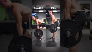 Deadlift vs Romanian Deadlift RDL 🏋️‍♂️  Key Technique Tips amp Differences Explained [upl. by Latsyrk]