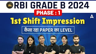 RBI Grade B Analysis 2024  RBI 2024 Exam Level  RBI Phase 1 Exam Review [upl. by Eibrik937]