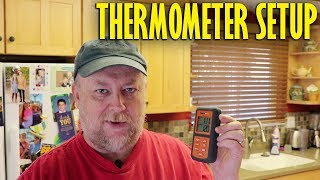 Programming The Wireless Digital Thermometer For Your Smoker Or Grill [upl. by Netsyrc]