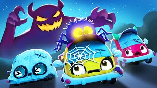 Scary Monster Trucks  Halloween Song  Monster Truck  Kids Song  BabyBus Cars World [upl. by Ayotac]