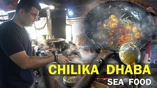 INSANE Odia SEA FOOD Feast at Chilika Dhaba  Best Juicy Crab in Odisha [upl. by Animor]