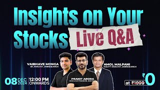 Insights on Your Stocks Live QampA [upl. by Llerihs]