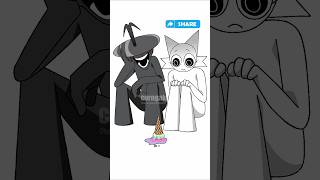 Do You Like Dropped Ice Cream Clurk x Wenda incredibox sprunki animation art shorts [upl. by Ynwat]