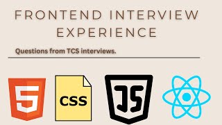 Fresher Interview Experience Mock  HTML CSS JavaScript [upl. by Edy]