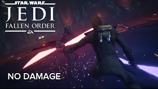 STAR WARS JEDI FALLEN ORDER I CAL KESTIS VS 2ND SISTER I NO DAMAGE I JEDI GRAND MASTER DIFFICULTY [upl. by Nishom556]