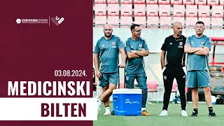 Medicinski bilten FK Sarajevo pred početak sezone 202425 [upl. by Sigismond343]