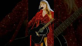 All Too Well Lyric Video  taylorswift shorts [upl. by Ilehs786]