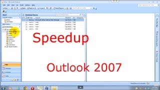 Speed up Microsoft Outlook 2007  Compact PST file [upl. by Naul]