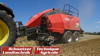 Kuhn «LSB 1270 DX» im Weizenstroh [upl. by Kesia318]