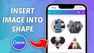 How to Insert Image Into ANY Shape on Canva [upl. by Rab760]