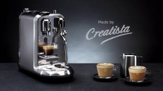 Latte Art Creation with the Creatista Plus [upl. by Erbes]