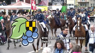 Winzerfest Döttingen 2024  Umzug [upl. by Inavoj706]