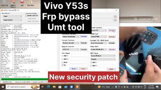 VIVO Y53s PD2103F UNLOCK amp FRP  UMT TOOL ONE CLICK NEW SECURITY PATCH [upl. by Dennet706]