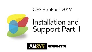 Installation and support in CES EduPack 2019 part 1 of 2 [upl. by Melentha]