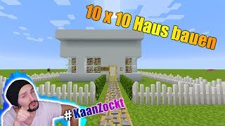 10 x 10 HAUS BAUEN IN MINECRAFT Schönes Stadthaus im modernen Stil  Kaan der MinecraftArchitekt [upl. by Omlesna976]