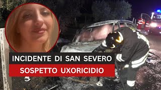 Lucia Salcone morta nell’auto bruciata dopo lo schianto marito indagato per omicidio [upl. by Argus]