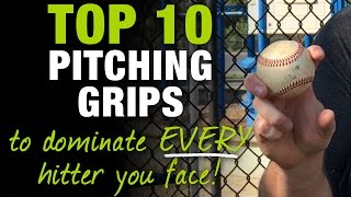 Top 10 Pitching Grips to Dominate EVERY Hitter You Face Top 10 Thursday Ep5 [upl. by Deryl]