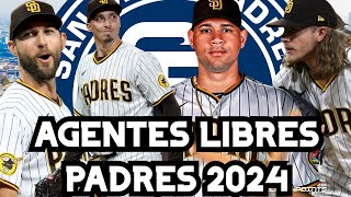 AGENTES LIBRES DE SAN DIEGO PADRES 2024  AGENCIA LIBRE MLB 2024  MLB NOTICIAS 2024 [upl. by Reede615]