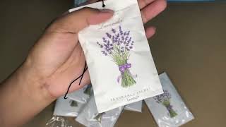 MYARO Lavender Scented Sachets Air Freshener Review [upl. by Alhahs805]