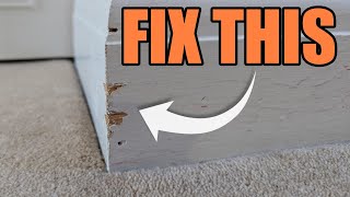 SKIRTING BOARD REPAIR EASY [upl. by Onitsuj497]