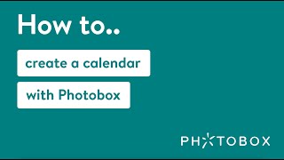 How to create a personalised calendar with Photobox [upl. by Ecirtahs770]