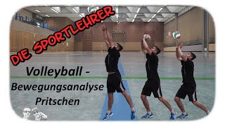 Volleyball  Bewegungsanalyse Pritschen  Theorie  Sport Abitur [upl. by Jami299]