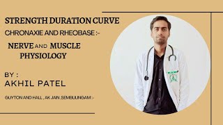 Strength  Duration curve  Rheobase  Chronaxie  Nerve Muscle Physiology Ref  Guyton and Hall [upl. by Lorn]