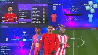 eFootball PES 2025 PPSSPP Download English Version Update New Kits 2425 amp New Transfers HD Graphics [upl. by Bushore956]