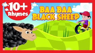 Baa Baa Black Sheep 10 Rhymes  Kids Poems In English [upl. by Enirol]