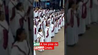 A los pies de Cristo coro MMM [upl. by Ahseinat754]